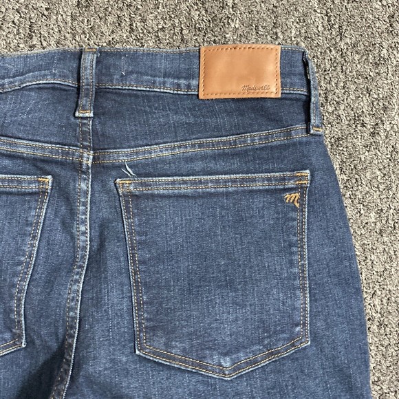 Madewell Women's 10" High-Rise Skinny Jeans in Hayes Wash f4684 size 27x28 $128 - Picture 10 of 11